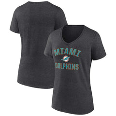 Women's Victory Arch Team V-Neck T-Shirt - Miami Dolphins