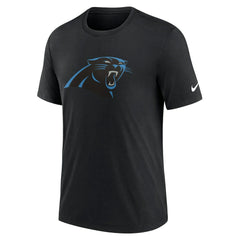 Rewind Logo Tri-Blend T-Shirt - Carolina Panthers