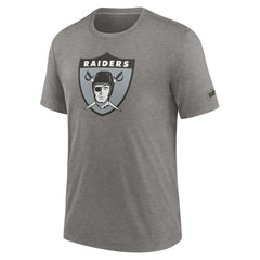 Rewind Logo Tri-Blend T-Shirt - Las Vegas Raiders