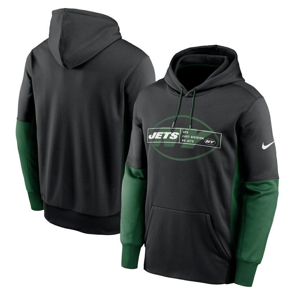 Color Block Fleece Performance Pullover Hoodie - New York Jets