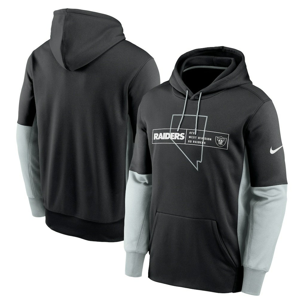 Color Block Fleece Performance Pullover Hoodie - Las Vegas Raiders