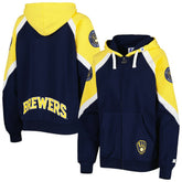MLB Milwaukee Brewers Starter Women's Hail Mary Full-Zip Hoodie