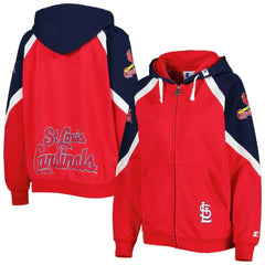 MLB St. Louis Cardinals Starter Women's Hail Mary Full-Zip Hoodie