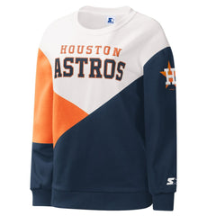 MLB Houston Astros Starter Women's Shutout Pullover Sweatshirt
