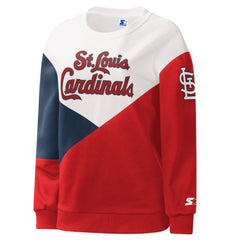 MLB St. Louis Cardinals Starter Women's Shutout Pullover Sweatshirt
