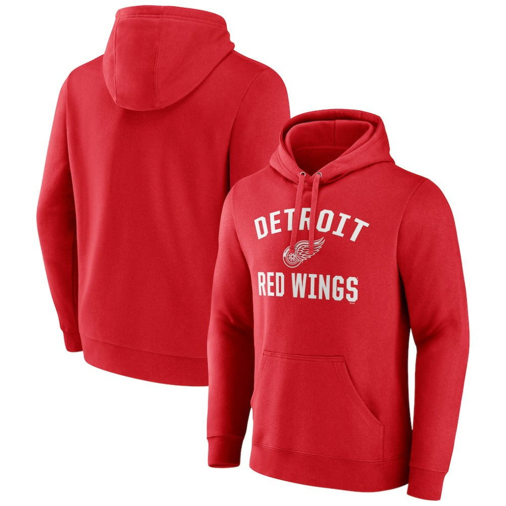 NHL Red Detroit Red Wings Victory Arch Pullover Hoodie
