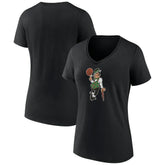NBA Boston Celtics Women's Alternate Logo V-Neck T-Shirt