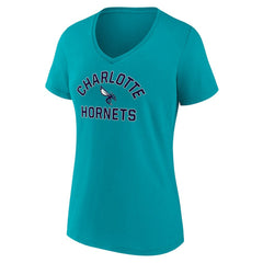 NBA Charlotte Hornets Women's Overtime Team V-Neck T-Shirt