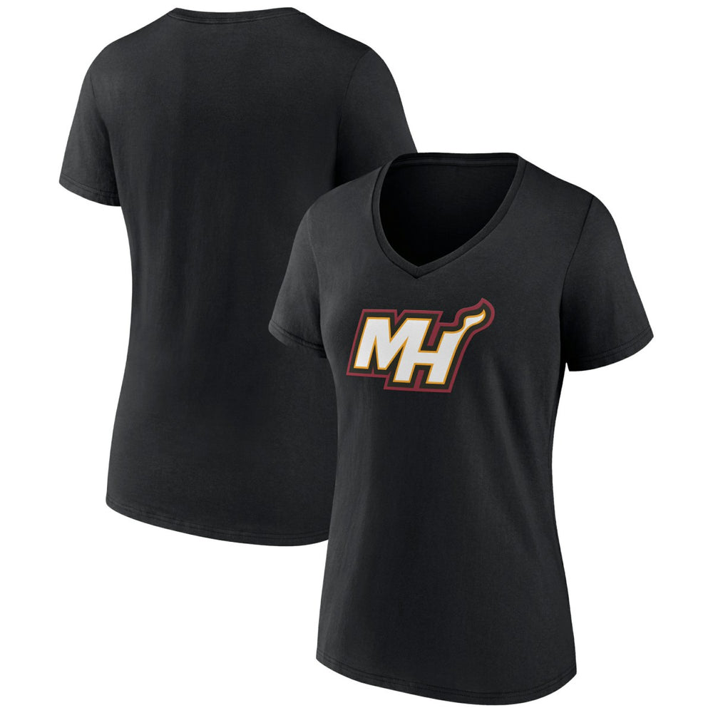 NBA Miami Heat Women's Alternate Logo V-Neck T-Shirt