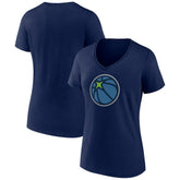 NBA Minnesota Timberwolves Women's Alternate Logo V-Neck T-Shirt
