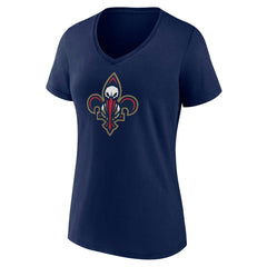NBA New Orleans Pelicans Women's Alternate Logo V-Neck T-Shirt