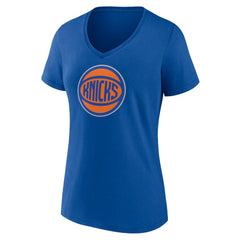 NBA New York Knicks Women's Alternate Logo V-Neck T-Shirt