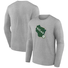 NBA Milwaukee Bucks Alternate Logo Long Sleeve T-Shirt