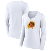 NBA Phoenix Suns Women's Alternate Logo V-Neck Long Sleeve T-Shirt