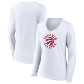 NBA Toronto Raptors Women's Alternate Logo V-Neck Long Sleeve T-Shirt