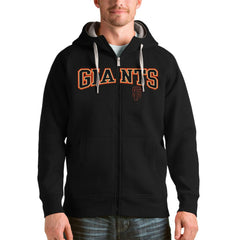 MLB San Francisco Giants Antigua Team Logo Victory Full-Zip Hoodie
