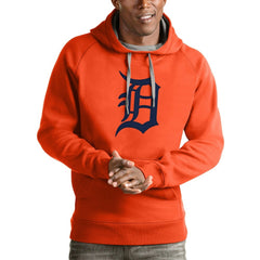 MLB Detroit Tigers Antigua Victory Pullover Team Logo Hoodie