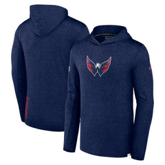 NHL Navy Washington Capitals Fanatics Authentic Pro Lightweight Pullover Hoodie