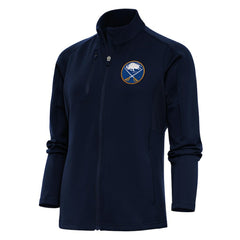 NHL Navy Buffalo Sabres Antigua Women's Team Logo Generation Full-Zip Jacket