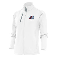 NHL White Colorado Avalanche Antigua Women's Team Logo Generation Full-Zip Jacket