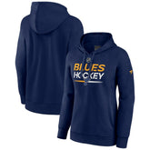NHL Navy St. Louis Blues Fanatics Women's Authentic Pro Pullover Hoodie