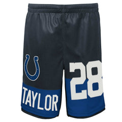 Jonathan Taylor Youth Player Name & Number Shorts - Indianapolis Colts