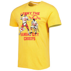 Len Dawson Homage Unisex Caricature Retired Player Tri-Blend T-Shirt - Kansas City Chiefs