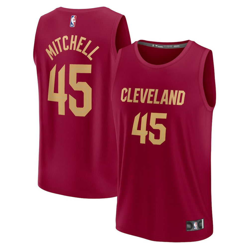 NBA Donovan Mitchell Cleveland Cavaliers Fast Break Replica Jersey sale