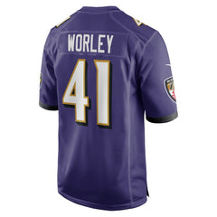 Daryl Worley Game Player Jersey - Baltimore Ravens