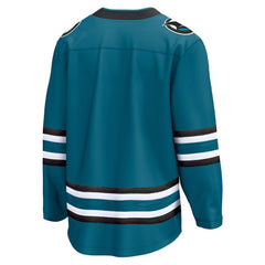 NHL Teal San Jose Sharks Fanatics Home Breakaway Jersey