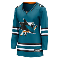 NHL Teal San Jose Sharks Fanatics Women's Home Breakaway Jersey