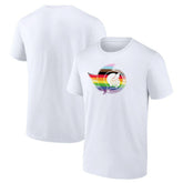 NHL White Ottawa Senators Team Pride Logo T-Shirt