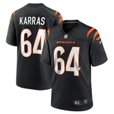 Ted Karras Game Player Jersey - Cincinnati Bengals
