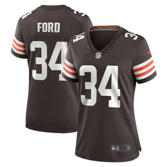 Jerome Ford Women's Game Player Jersey - Cleveland Browns