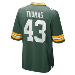 Kiondre Thomas Game Player Jersey - Green Bay Packers