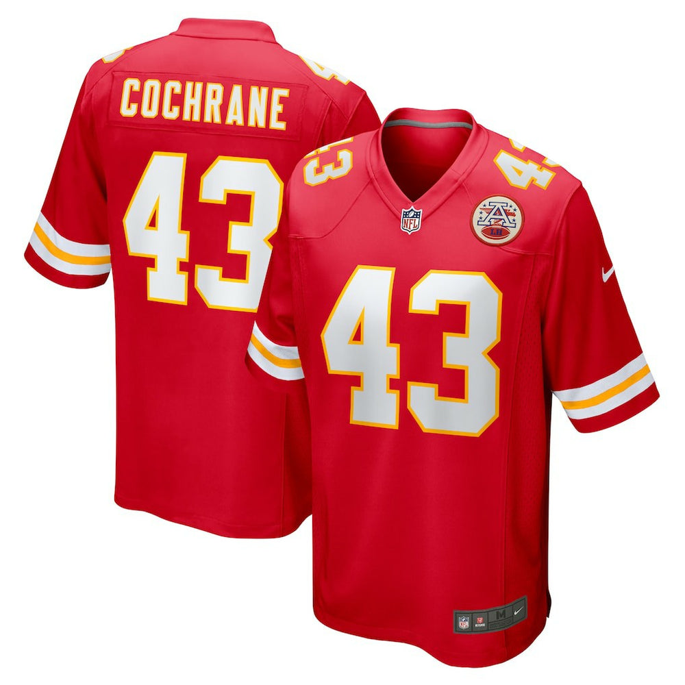 Jack Cochrane Game Player Jersey - Kansas City Chiefs