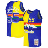 NBA Dikembe Mutombo Denver Nuggets Hardwood Classics 1991/92 Split Swingman Jersey sale