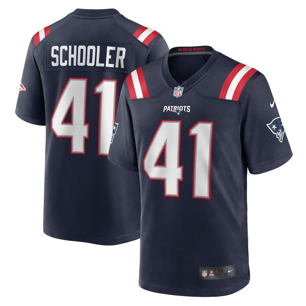Brenden Schooler Game Player Jersey - New England Patriots