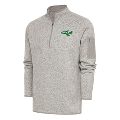 Antigua Throwback Fortune Quarter-Zip Pullover Jacket - New York Jets