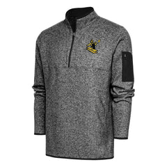 Antigua Throwback Fortune Quarter-Zip Pullover Jacket - Pittsburgh Steelers