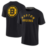 NHL Black Boston Bruins Fanatics Unisex Elements Super Soft Short Sleeve T-Shirt