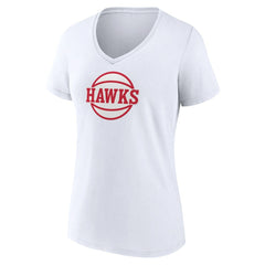 NBA Atlanta Hawks Women's Alternate Logo V-Neck T-Shirt