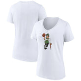 NBA Boston Celtics Women's Alternate Logo V-Neck T-Shirt