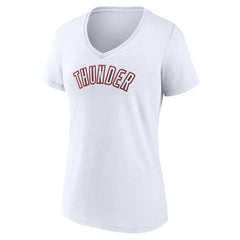 NBA Oklahoma City Thunder Women's Alternate Logo V-Neck T-Shirt
