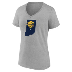 NBA Indiana Pacers Women's Alternate Logo V-Neck T-Shirt