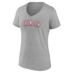 NBA Oklahoma City Thunder Women's Alternate Logo V-Neck T-Shirt
