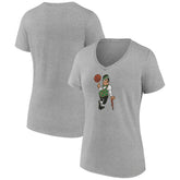 NBA Boston Celtics Women's Alternate Logo V-Neck T-Shirt