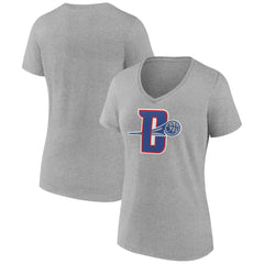 NBA Detroit Pistons Women's Alternate Logo V-Neck T-Shirt sale