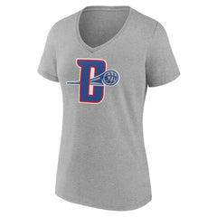 NBA Detroit Pistons Women's Alternate Logo V-Neck T-Shirt sale