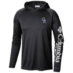 MLB Colorado Rockies Columbia Terminal Tackle Long Sleeve Hoodie T-Shirt